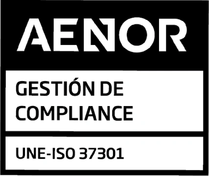 UNE-ISO 37301 Gestión de Compliance · Empresa certificada por AENOR